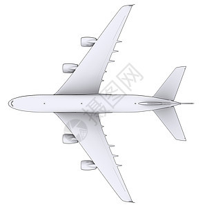 大型白色大白平面客机乘客中心喷射翅膀绘画安全草稿认证机身图片