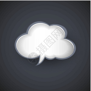文本消息的矢量云模板天气工件讨论插图展示说话广告笔记气泡网络图片