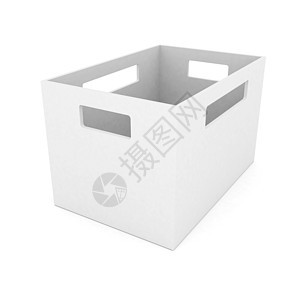 新容器包装产品纸盒纸板盒子零售白色商品图片