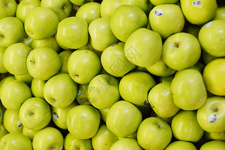 绿苹果生产馅饼小吃市场生长种子食物果园水果采摘图片