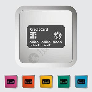 信用卡单一图标支付财政技术塑料安全活动银行业财富货币酒吧图片