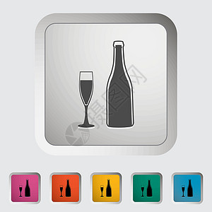 葡萄酒图标产品酒吧酒杯团体黑色酒精白色液体玻璃派对图片