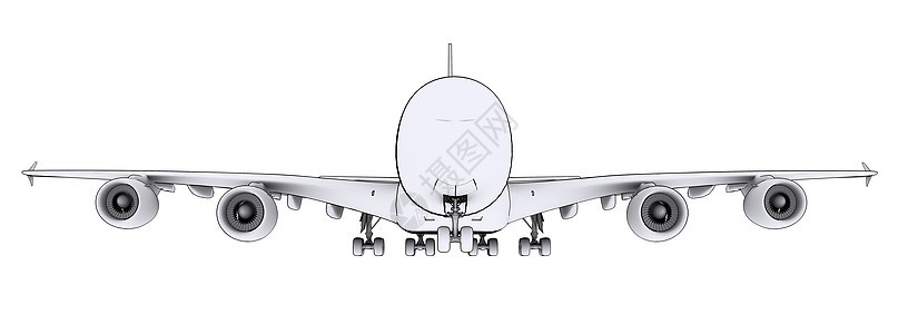 大型白色大白平面飞机场旅行机身草图命令蓝图翅膀运输纤维中心图片