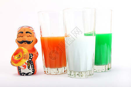 丰富多彩的水白色玻璃橙子食物液体气泡海浪酒精雕像绿色图片