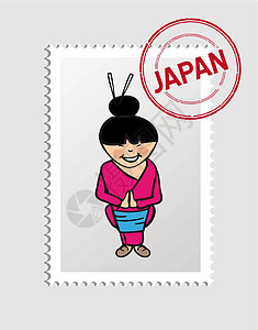日本漫画人日语邮政邮票图片