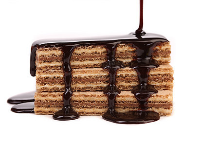 巧克力的木桩饼瓦楞食物蛋糕奶油线条黄油面粉坚果榛子赌注图片
