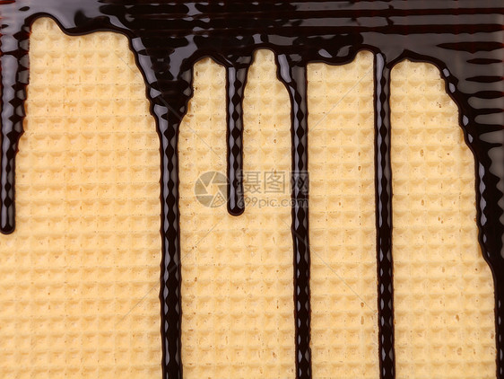 奶油巧克力的背面糖果面粉线条溪流甜点牛奶食物焦糖化小吃饼干图片