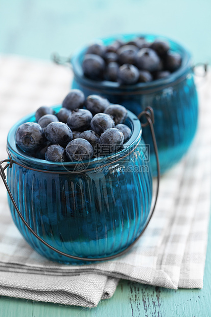 蓝莓食物蓝色果味静物餐巾市场乡村水果甜点木头图片