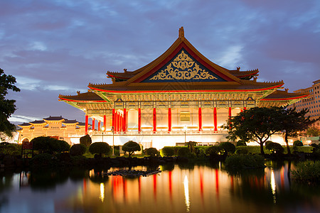 台北国家音乐厅纪念馆正方形旅行观光国家历史性文化地标场景花园图片