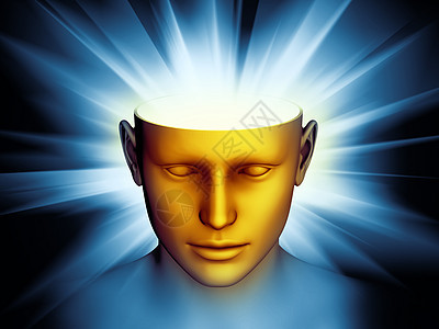 加快思想的加速魔法技术幻觉记忆实验室男人黄色想像力艺术辉光图片