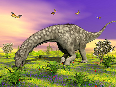 食用3D的亚金龙恐龙图片