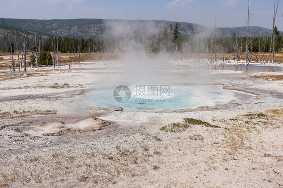 热热池地热公园矿物温泉蒸汽地标目的地国家环境水池图片