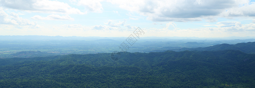 泰国Chaiyaphum省山地风景国家环境曲线植物旅行场景公园全景农村山脉图片