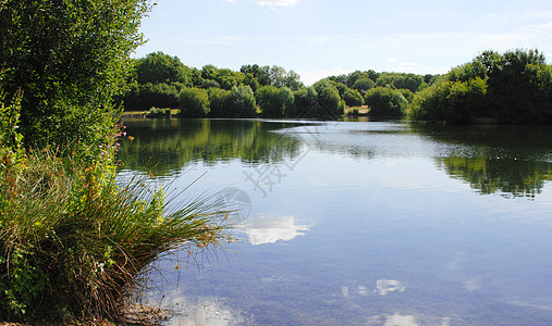 英格兰肯特和平湖风景图片