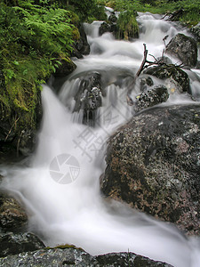 山区流公园季节环境叶子瀑布风景荒野流动热带阳光图片