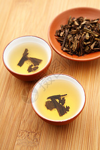 茶茶仪式杯子文化功夫饮料叶子美食飞碟草本植物木头工夫图片