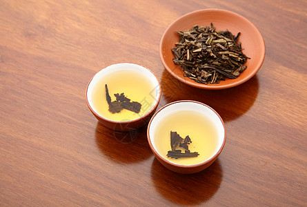 中国茶叶和干休假杯子亚麻美食飞碟文化功夫草本植物木头饮料食物图片