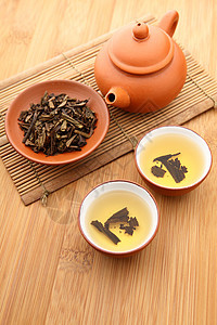 中华茶茶仪式亚麻飞碟美食饮料竹子文化传统液体工夫茶壶图片