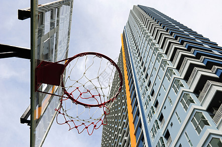 篮球圈公寓建筑物建筑学建筑家园摩天大楼奢华假期运动篮球框图片