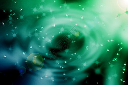 抽象的魔法太阳和无光耀斑天文学蓝色宇宙辉光射线背景辐射镜片星际星域图片