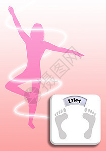 饮食节食乐器插图工作室运动肥胖损失家庭拨号重量图片