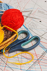 带有线条用于编织的球球纺织品棉布毛毡材料产品艺术细绳手工漩涡纤维图片