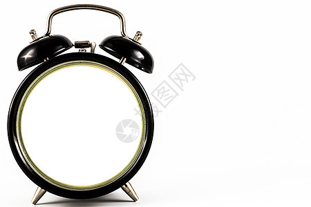 时钟唤醒展示警报测量白色闹钟小时时间图片