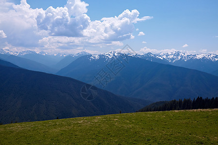 山地景观爬坡远足山脉飓风公园山峰顶峰风景荒野绿色图片