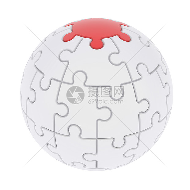 由谜题组成的球体马赛克圆圈白色团体命令灰色地面拼图金属计算机图片