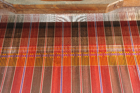 古老的织布布色调手工购物织物绿色丝绸传统纤维收藏纺织品图片