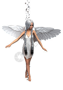 安安天使翅膀插图白色艺术创造力沉思诗歌神话想像力女士背景图片