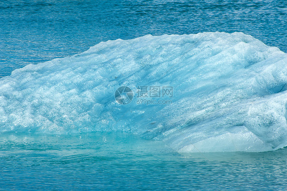 冰川蓝色冻结季节场景高山沙龙冰山反射图片