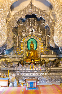 沉思者雕像佛教老的高清图片