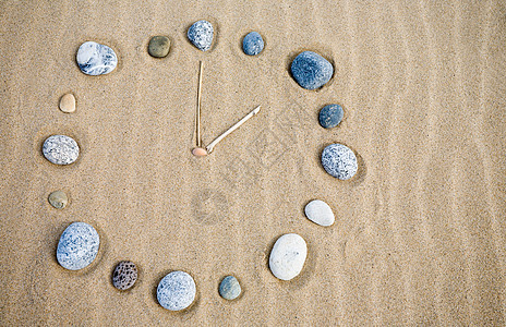 时间禅意石头沙漠场景手表背景图片