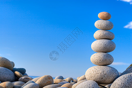 石头建造成就团体进步想像力沉思平衡天空建筑精神图片