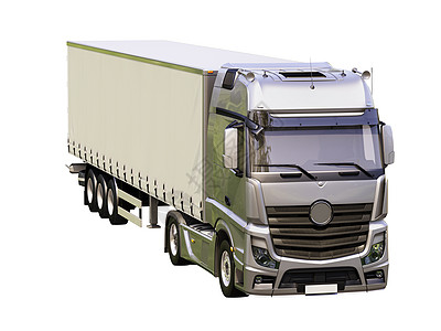 孤立的半拖车卡车运载交通原动机货物货运钻机运输动力敞篷车文章图片