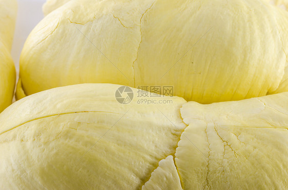 泰国的Durian榴莲水果黄色气味白色营养食物图片