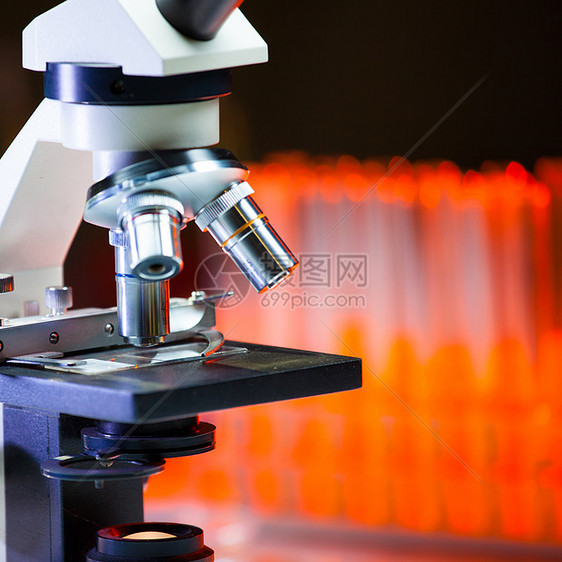 显微镜工具微生物学生物盘子诊所光学乐器科学审查教育图片