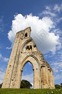 格拉斯顿伯伯里教堂历史旅游旅行纪念碑地标英语国家景点废墟历史性图片