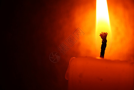 蜡烛照明烧伤灯芯横幅耀斑点燃辉光燃烧记忆活力图片