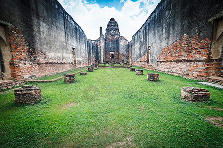 历史公园游客废墟地标寺庙雕像冥想建筑学宝塔遗产雕塑图片