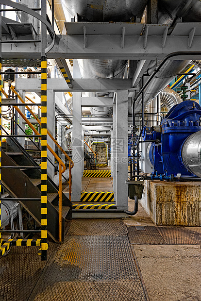 发电厂工业内地的电厂房间金属建筑机器技术化学品走廊植物地面商业图片