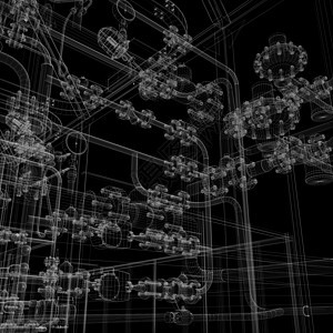 工业设备 电线框架资源压力化学品气体阀门插图工程管子金属活力图片