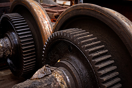 Rusty工业机械零件车轮工作技术力量工业工程机械齿轮引擎机器图片