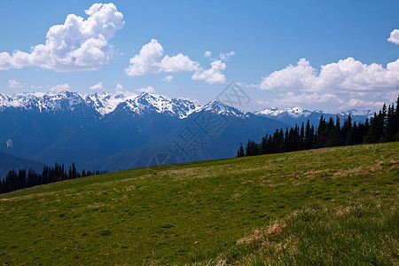 山地景观高地飓风公园远足蓝色山脉山峰绿色风景爬坡图片