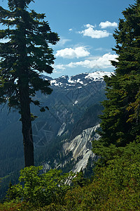 山地景观荒野山峰顶峰风景天空远足公园绿色高地山脉图片