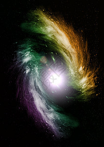 遥远的银河系螺旋天空火花星系插图微光行星太阳紫色飞船图片