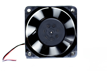 电脑风扇黑色鼓风机温度圆形冷却器扇子技术加热器冷却呼吸机图片
