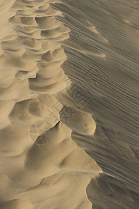 沙砂质线条海滩棕色海浪侵蚀沙漠热带阴影晴天图片