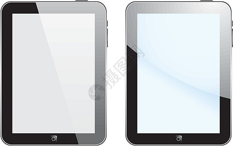 矢量概念平板 PS 无透明度效果 仅 EPS8手机触摸屏网络监视器互联网蓝色屏幕笔记本白色展示背景图片